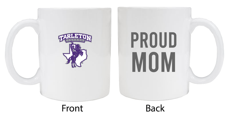 Tarleton State University Proud Mom Ceramic Coffee Mug - White (2 Pack)