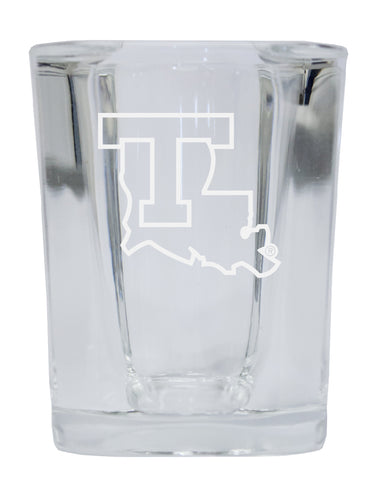 Louisiana Tech Bulldogs NCAA Collector's Edition 2oz Square Shot Glass - Laser Etched Logo 