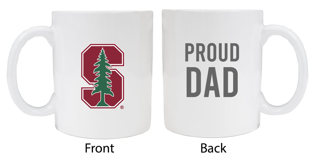 Stanford University Proud Dad White Ceramic Coffee Mug - White