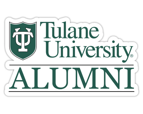 Tulane University Green Wave 4-Inch Alumni NCAA Vinyl Sticker - Durable School Spirit Decal