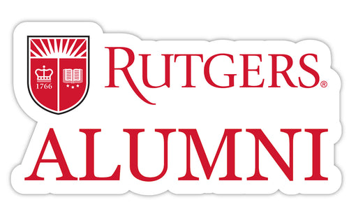 Rutgers Scarlet Knights 4-Inch Alumni NCAA Vinyl Sticker - Durable School Spirit Decal